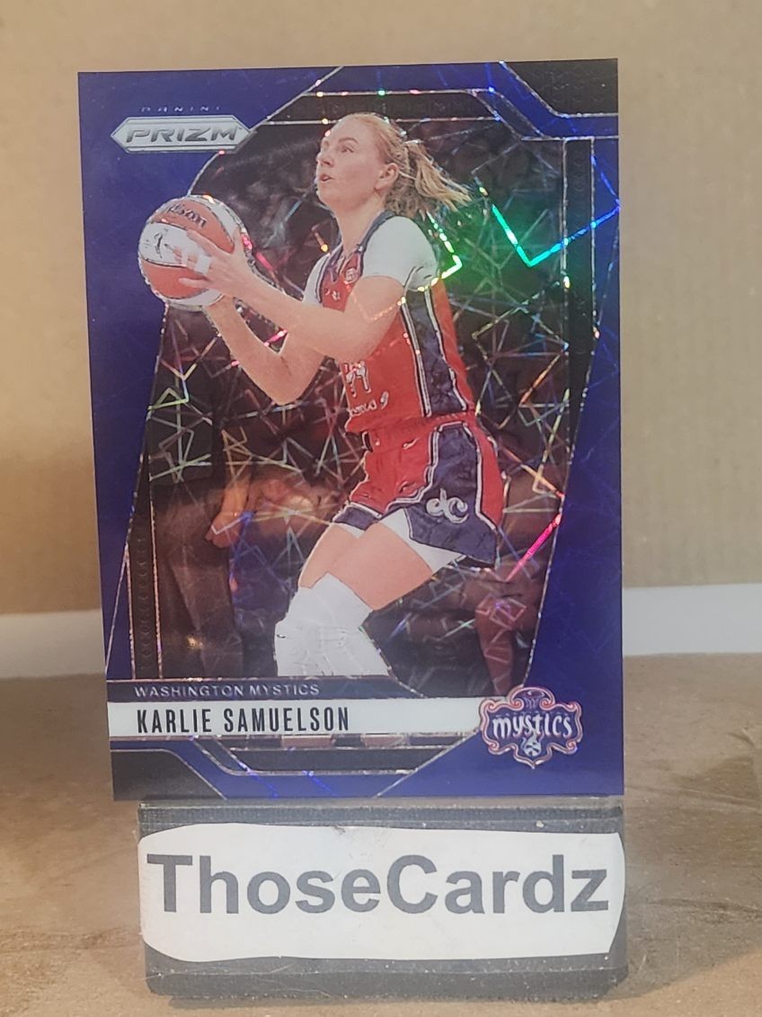 2024 Prizm Blue Velocity #82 Karlie Samuelson
