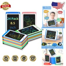Kids LCD Drawing Tablet 24 Pack, 8.5 Inch Colorful Doodle Board, Fun Learning...