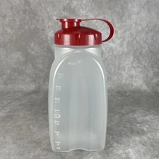 Rubbermaid 1 Qt 32 Oz Mixermate Water Bottle Container Pitcher Red USA 3091