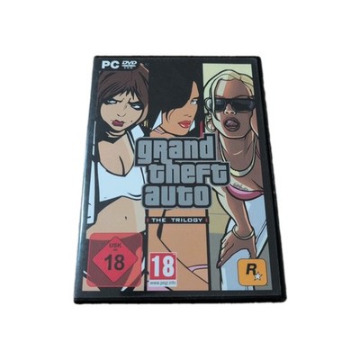 GTA Grand Theft Auto The Trilogy PC GTA 3 Vice City San Andreas OVP CIB USK18