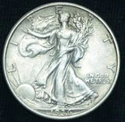 1936-D 50C Walking Liberty Half Dollar XF ~ 26385