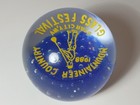 Vintage West Virginia Mountaineers Country Glass Festival Art Glass Paperweight — photo 10