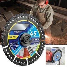 1~3PCS Diamond Multi-Purpose Saw Blades, 4.5'' Heavy Duty Diamond Cutting Blades