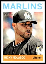 Ricky Nolasco 2013 Topps Heritage #285 Marlins MLB READ FREE SHIP AutographDen