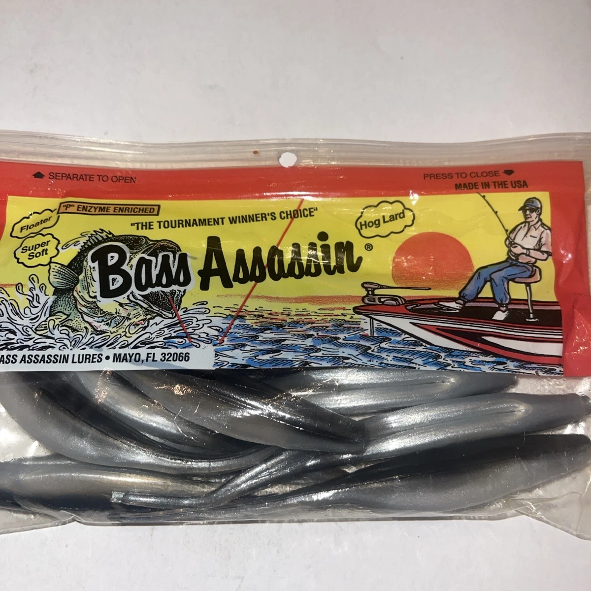 Bass Assassin SSA25385 4  Mer Alose 10 Pk Ouverture Nuit
