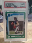 2024 Panini Donruss - Rated Rookie Caleb Williams #327 Press Proof Green Psa 8