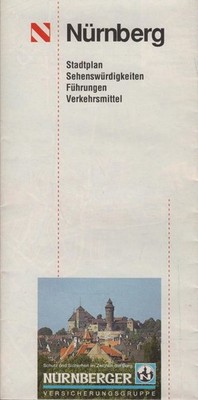 Nürnberg. Stadtplan - Sehenswürdigkeiten - Führungen [Faltprospekt] Congress- un
