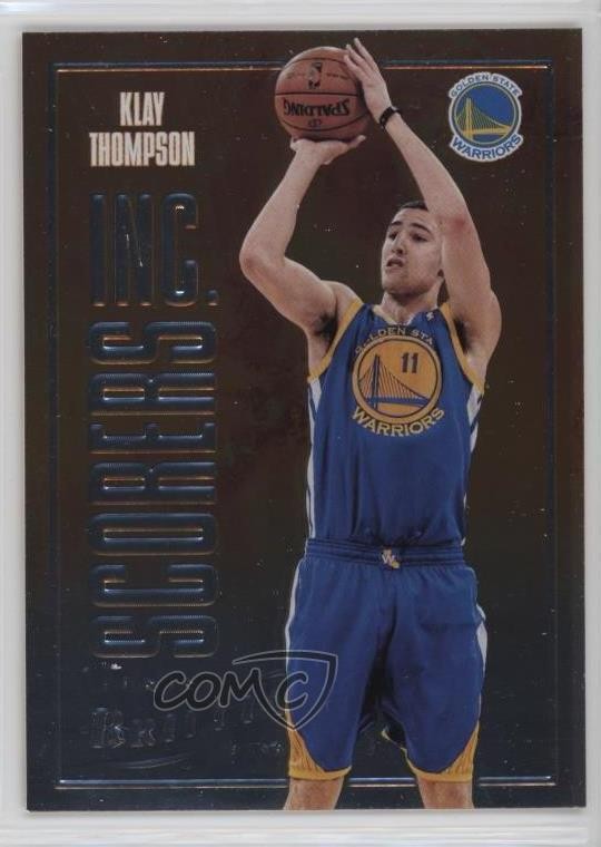 2012-13 Panini Brilliance Scorers Inc Klay Thompson #17 Rookie RC 2s2