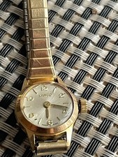 Vintage LANCO Swiss Made Ladies Mechanical Watch, Gold-Plated Case – Not Working