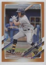 2021 Topps Pro Debut Chrome Orange Refractor 8/25 Travis Swaggerty #PDC-150 1b8