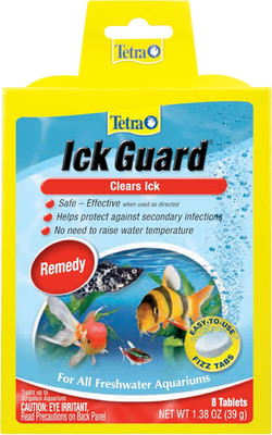 Tetra Ick Guard 8 Pack Quick Remedy For Ick In Aquariums for All Freshwater Fish