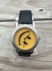 Vintage Joe Boxer 1995 Rotating Smiley Face Watch Timex New Battery