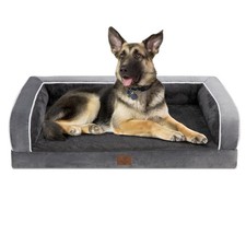 Dog Beds for Extra Large Dogs, Washable Dog Bed with Removale Bolsters, XL Pe...