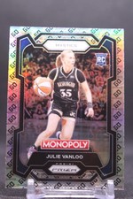 Julie Vanloo #34 2024 Panini Prizm Monopoly WNBA Go Prizms Mystics RC