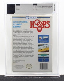 Nintendo NES Hoops (1989) WATA 8.5 C+