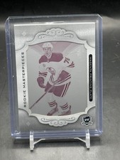 2018  The Cup Evan Bouchard Rookie Masterpieces Printing Plates Cyan 1/1 TRIL-62
