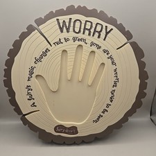 Irish Fairy Door Company Worry Plaque Color-Changing Interactive Emotional Tool