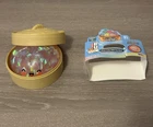 SUPER RARE! Holographic Mystery Dumpling Squishy Bun Pink Glitter VIRAL