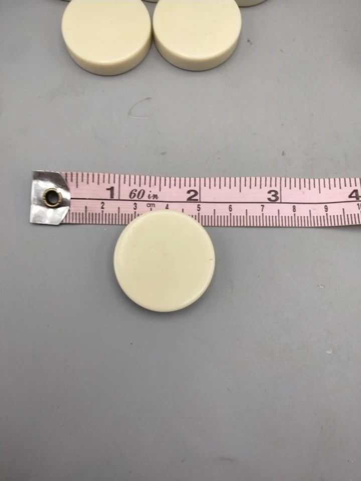 Vintage Backgammon Pieces Chips, And Dice Brown And White - Image 3 of 4