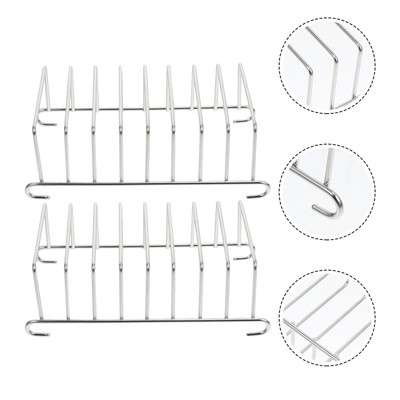 2PCS Air Fryer Rack Toast Slice Holder Bread Baking Rack Toast Cooling Holder
