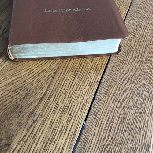 The Living Bible Paraphrased Red Letter Large Print Edition Brown - Picture 3 of 16