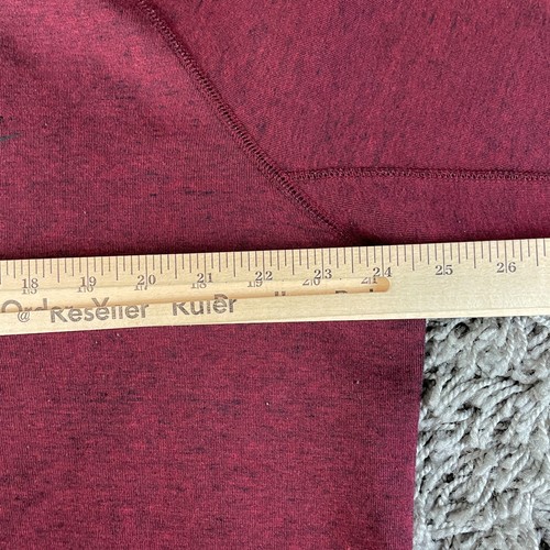 Felpa con cappuccio in pile Nike da uomo extra large XL rossa abbigliamento sportivo cerniera intera windrunner - Foto 15 di 16
