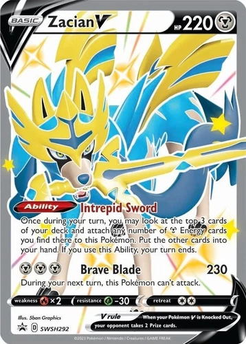 Zacian V SWSH292 SWSH: Sword & Shield Promo Cards