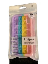 Bubble Pop Fidget Iphonex Cell Phone Cover For iPhone X