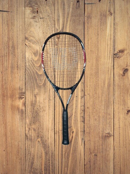 WILSON Fusion XL TENNIS RACQUET RACKET Red/BLACK - 3 3/8” Grip | eBay