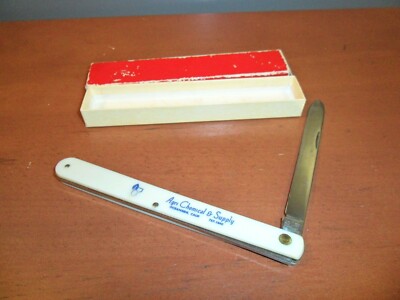 Vintage COLONIAL Advertising Knife for AGRI CHEMICAL & SUPPLY Oceanside, CA