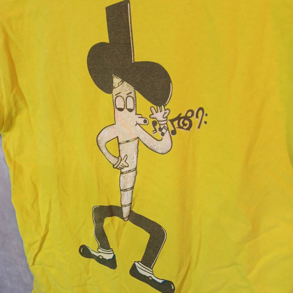 Supreme Mens Joint Man Supreme Team Graphic T-Shirt Yellow Short