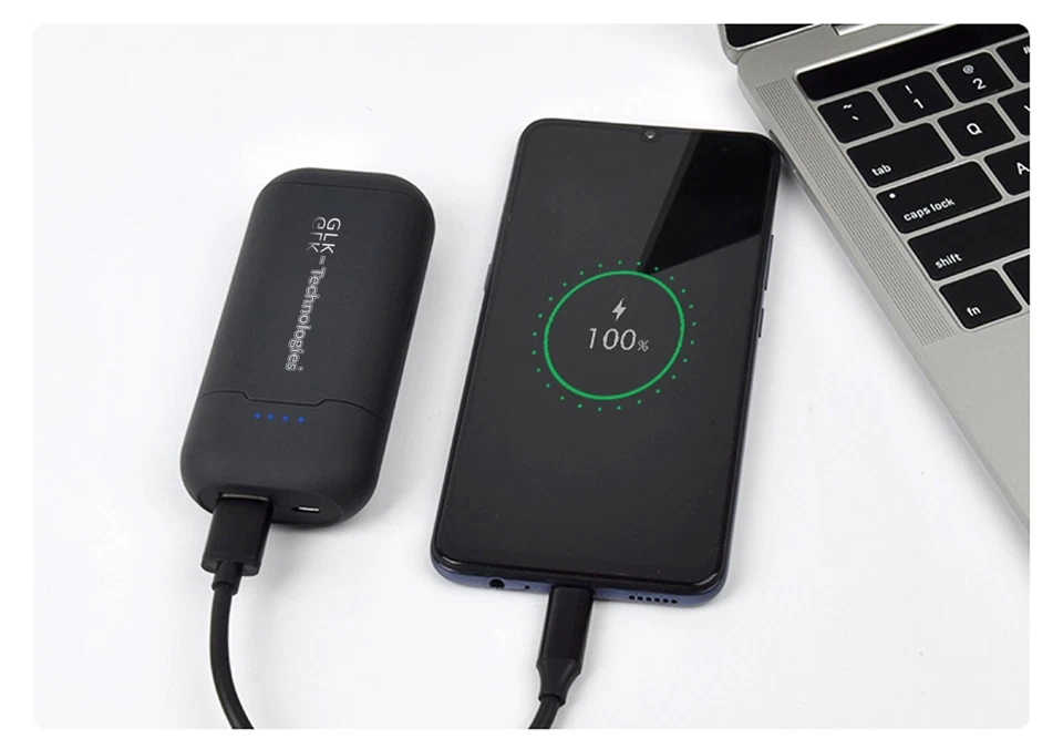 GLK Power Bank USB Type C QC PD Handy Laptop Externer Batterie Ohne Akku PRO - Bild 2 von 4