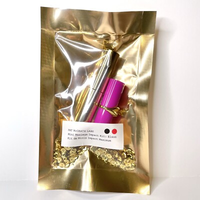 Pat McGrath Mini Maximum Impact Kit ELSON Lipstick - Dark Star Mascara - Sealed