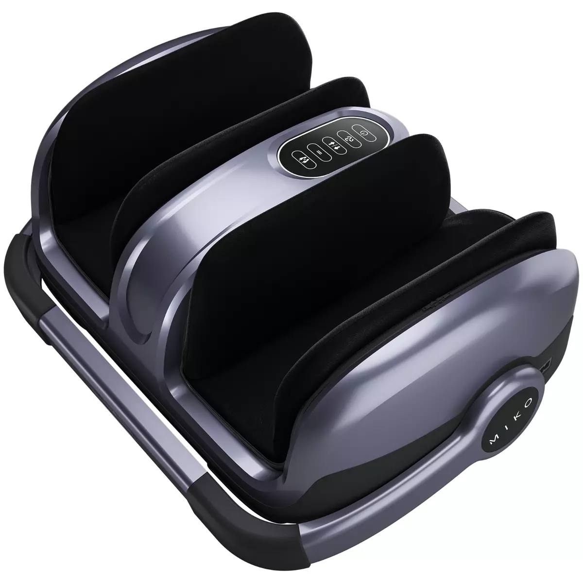 Miko Shiatsu Foot Ankle and Calf Massager With Kneading Heating Vibration
