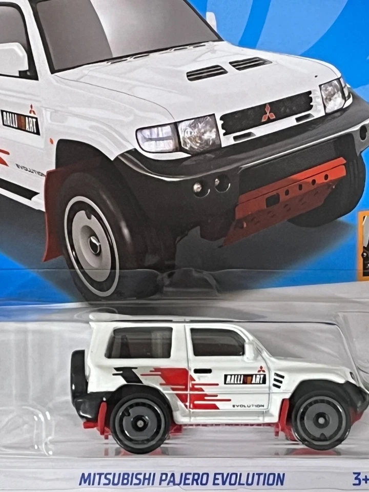 Hot Wheels Coche Mistutsubishi Pajero Evolution HW Tacos de barro Juguete Coches de carreras Camión Niños Foto 2 de 4