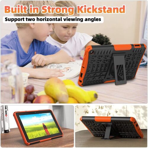 For Amazon Kindle Fire HD 10/10 Plus 12th Gen Tablet Heavy Duty Stand Case Cover - Picture 53 of 55