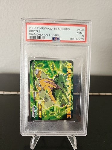 Pokémon, 2008 Kimewaza Kids Grotle #426, Diamond And Pearl, PSA 9 MINT