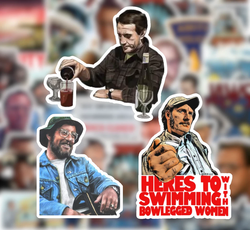 25 Jaws Stickers - Matte Vinyl - Brody Horror Shark 50th Anniversary Quint - Image 2 of 3