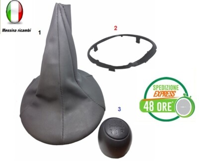 Kit Cuffia Pomello Leva Cambio Adatto Per FIAT PANDA (2) 169 2003 - Foto 7