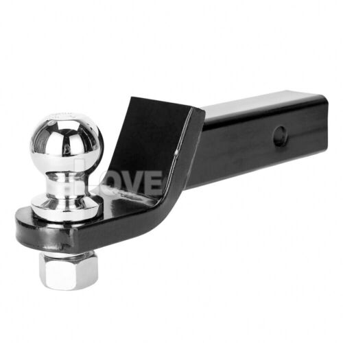 TOWBAR TONGUE BALL MOUNT HITCH HEAVY DUTY 2" DROP TOW BAR 4WD TRAILER - Picture 3 of 9