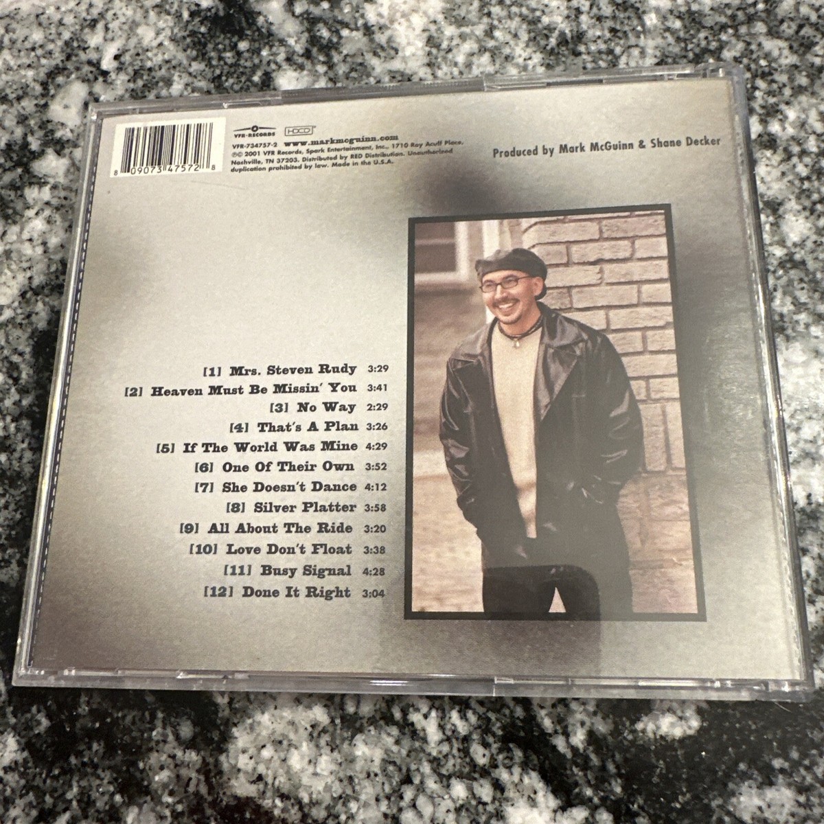 Mark McGuinn Self Titled CD Mark McGuinn Music CD Rare 2001 Album