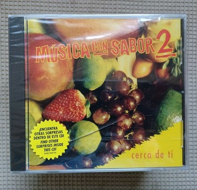 Musica Con Sabor 2 Cerca de Ti (CD, 1997,Pandora, Mazz, Tropa F, Thalia, Millie
