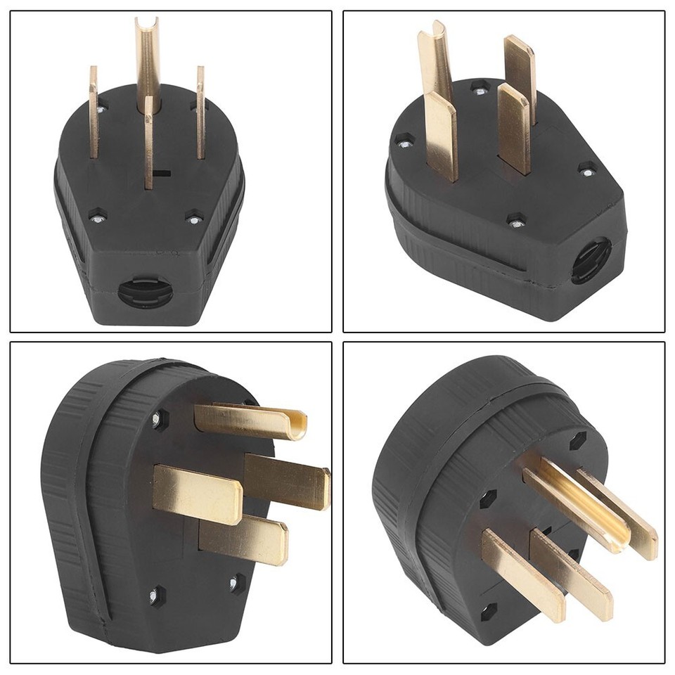 Versatile Industrial Straight Power Plug for Dryer RV Generator 50A