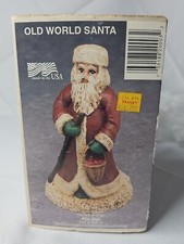 VTG 1992 Old World Santa Poland, New open box, Ready to paint, 5.5 