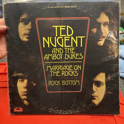 TED NUGENT & THE AMBOY DUKES Marriage On The Rocks POLYDOR LP VG