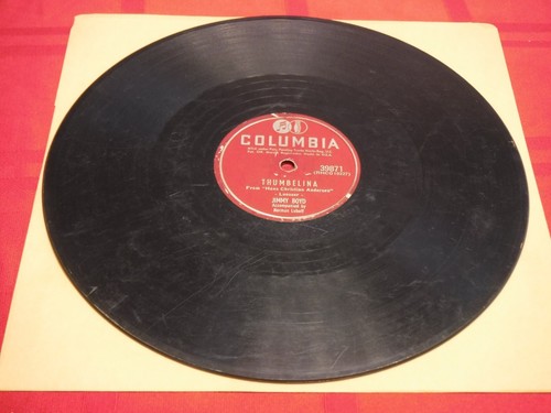 Jimmy Boyd 78 RPM I Saw Mommy Kissing Santa Claus Thumbelina Columbia 39871 1952 - Picture 4 of 5