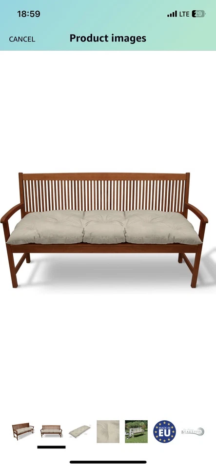 sitzkissen bank / bankkissen - Bild 2 von 4