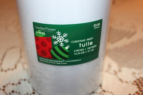 Choice of 7 Colors 6” Christmas tulle Red White Gold Silver Green Solid Glitter - Picture 11 of 15