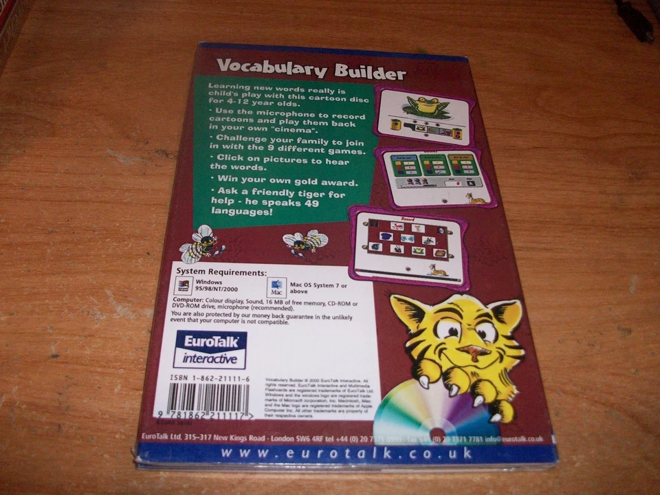 EuroTalk Interactive Vocabulary Builder Norwegian CD ROM WIN 95/98/2000/NT MAC - Image 2 of 3