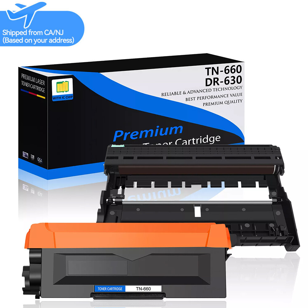 1-Pack TN660 Compatible Toner Cartridge For Brother MFC-L2700DW, HL-L2360DW Printers